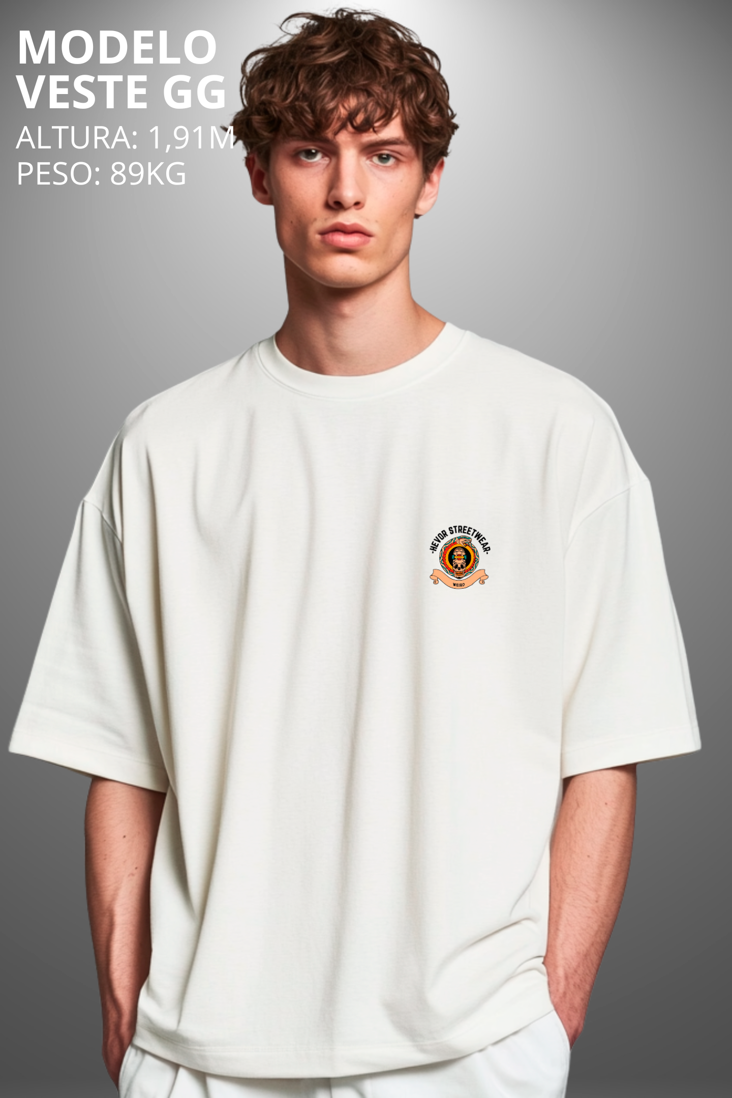 Camiseta Oversized Tshirt Hevor Tarot Kngth