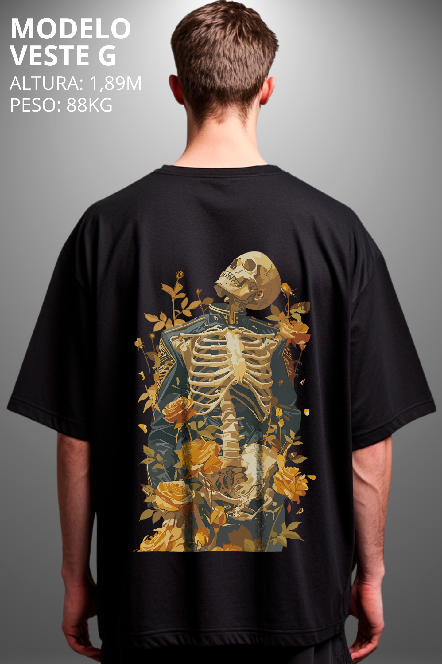 Camiseta Oversized Tshirt Hevor Tarot Sergeant