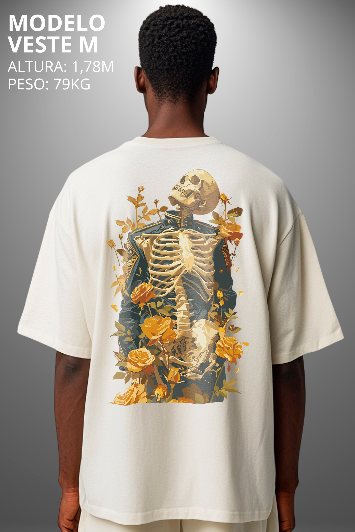 Camiseta Oversized Tshirt Hevor Tarot Sergeant
