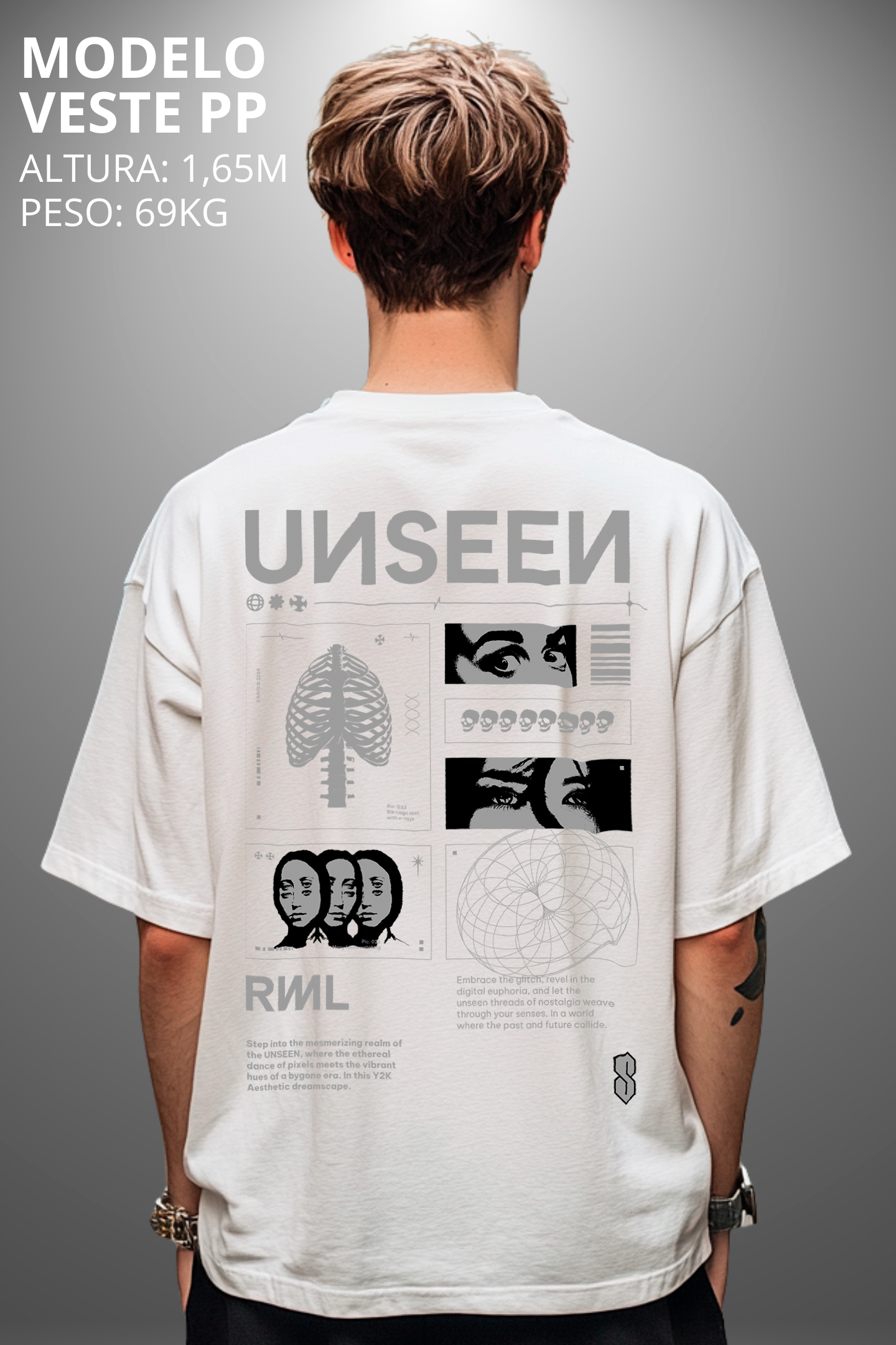 Camiseta Oversized Tarot Unseen Hevor