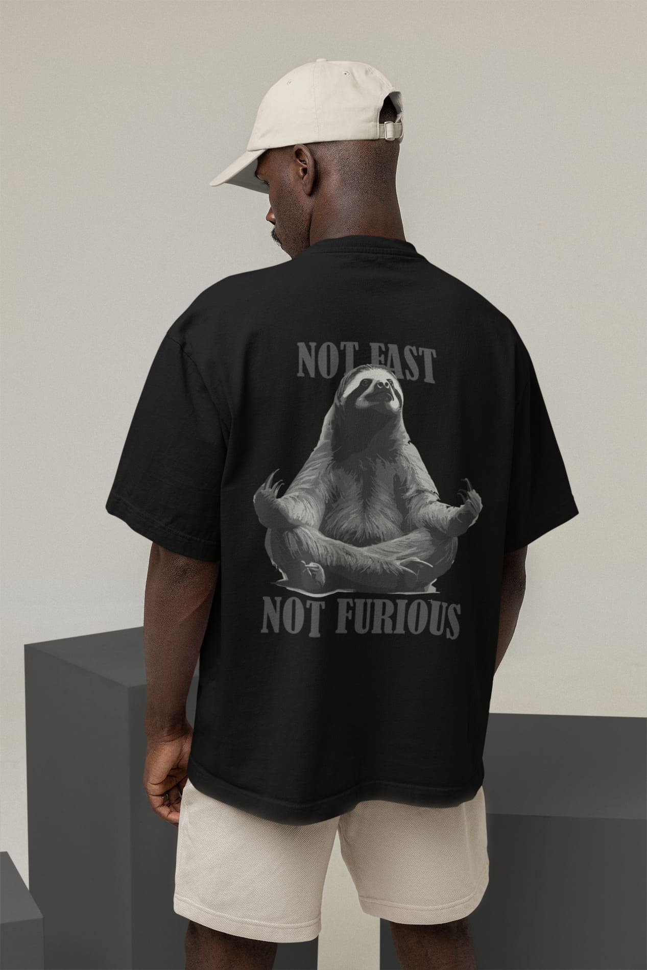 Camiseta Oversized Tshirt Hevor Not Fast