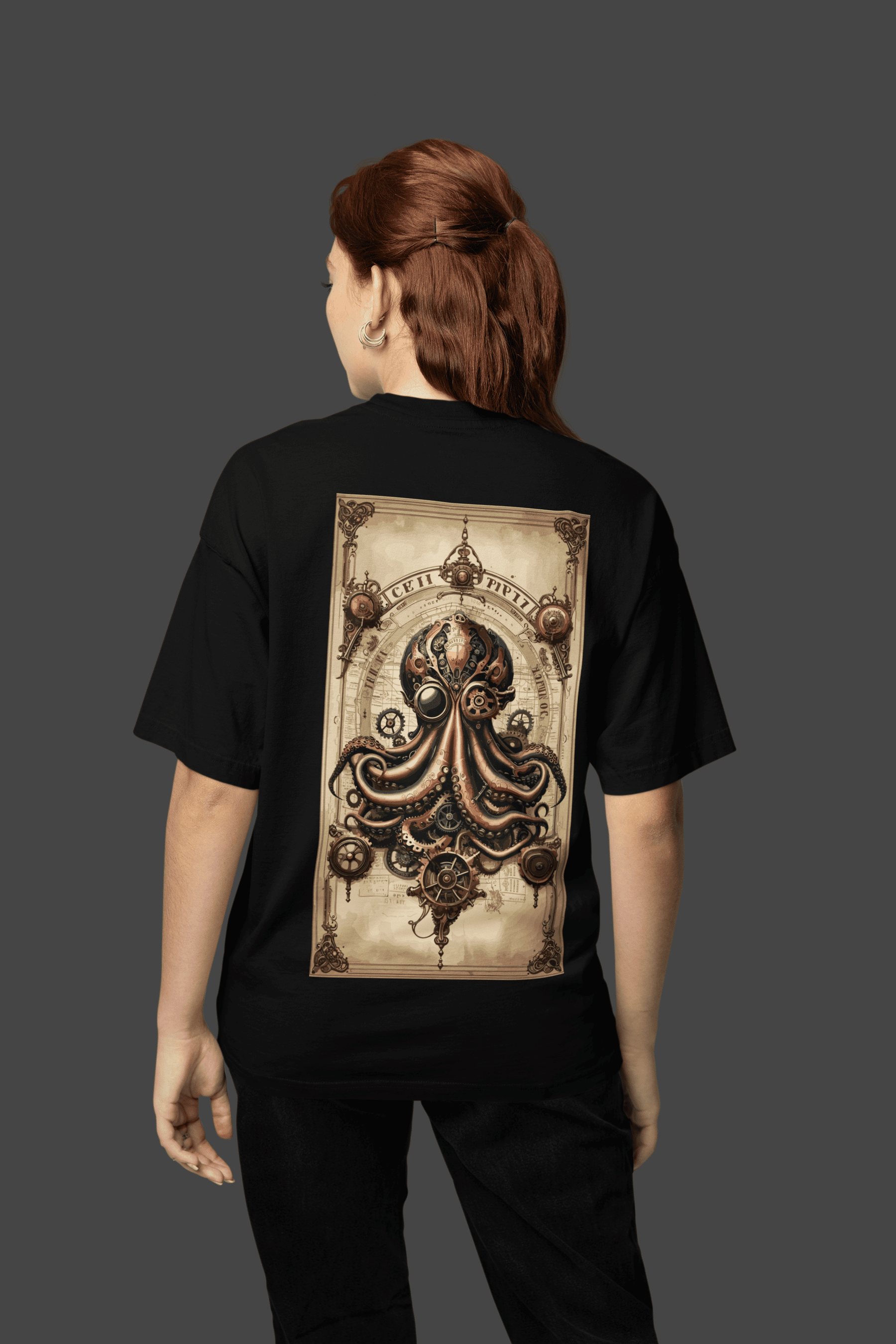 Camiseta Oversized Tshirt Hevor Tarot Kraquen