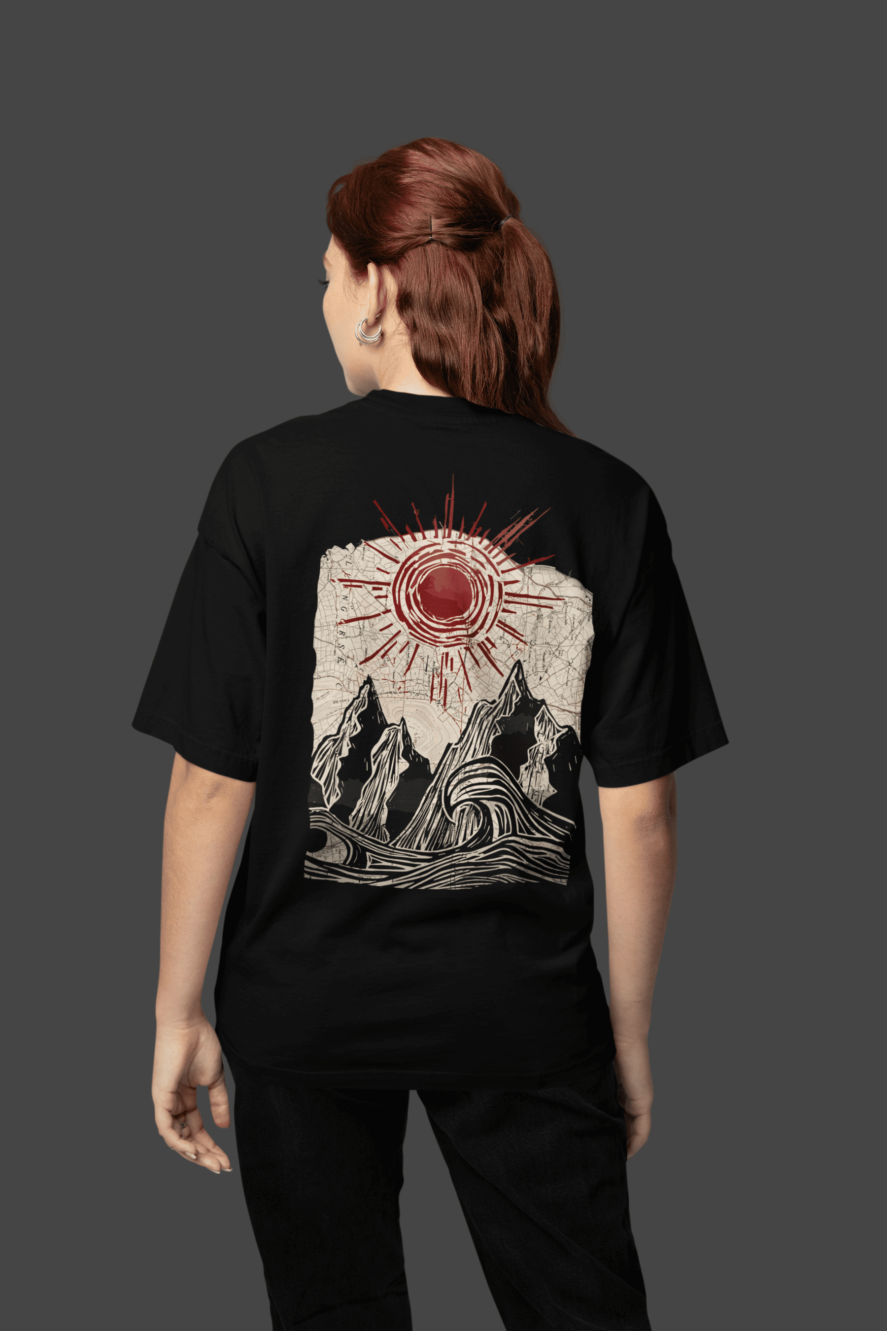 Camiseta Oversized Tshirt Hevor Exclusive Moutain