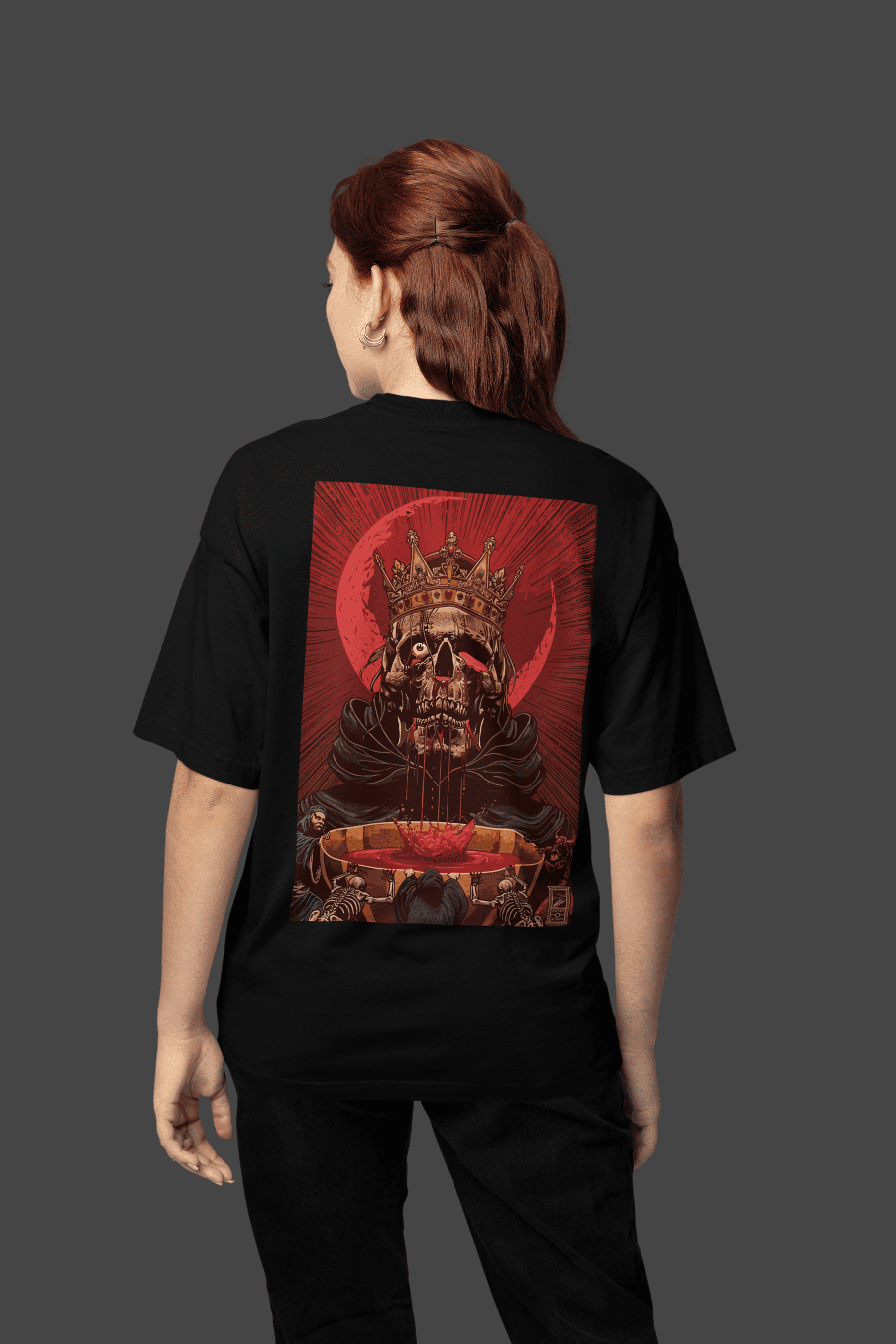Camiseta Oversized Tshirt Hevor Tarot King