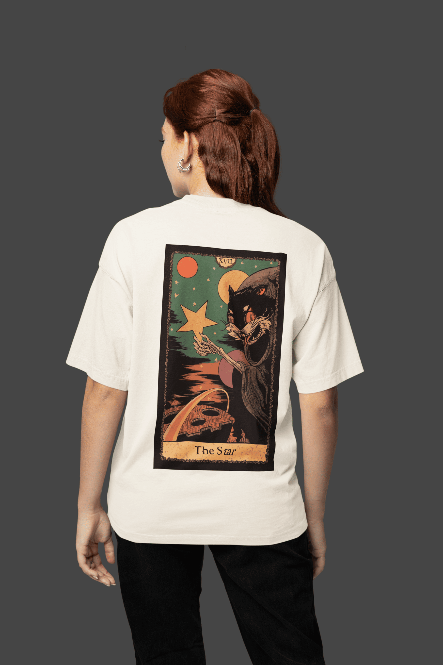 Camiseta Oversized Tshirt Hevor Tarot The Star