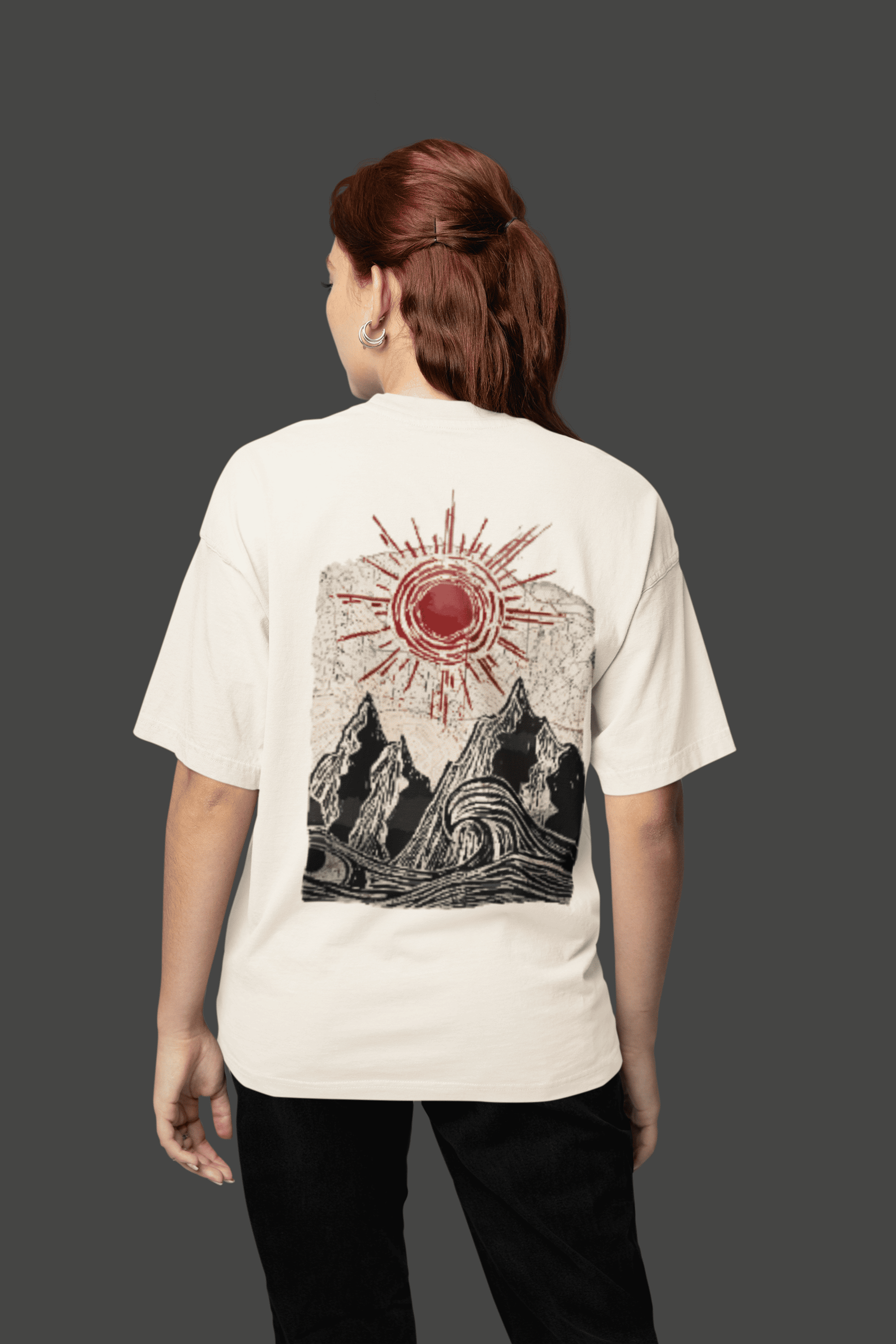 Camiseta Oversized Tshirt Hevor Exclusive Moutain