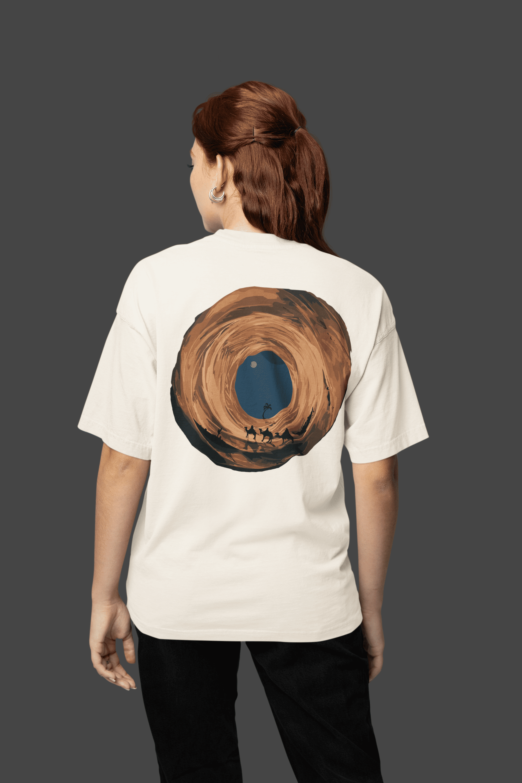 Camiseta Oversized Tshirt Hevor Exclusive Desert