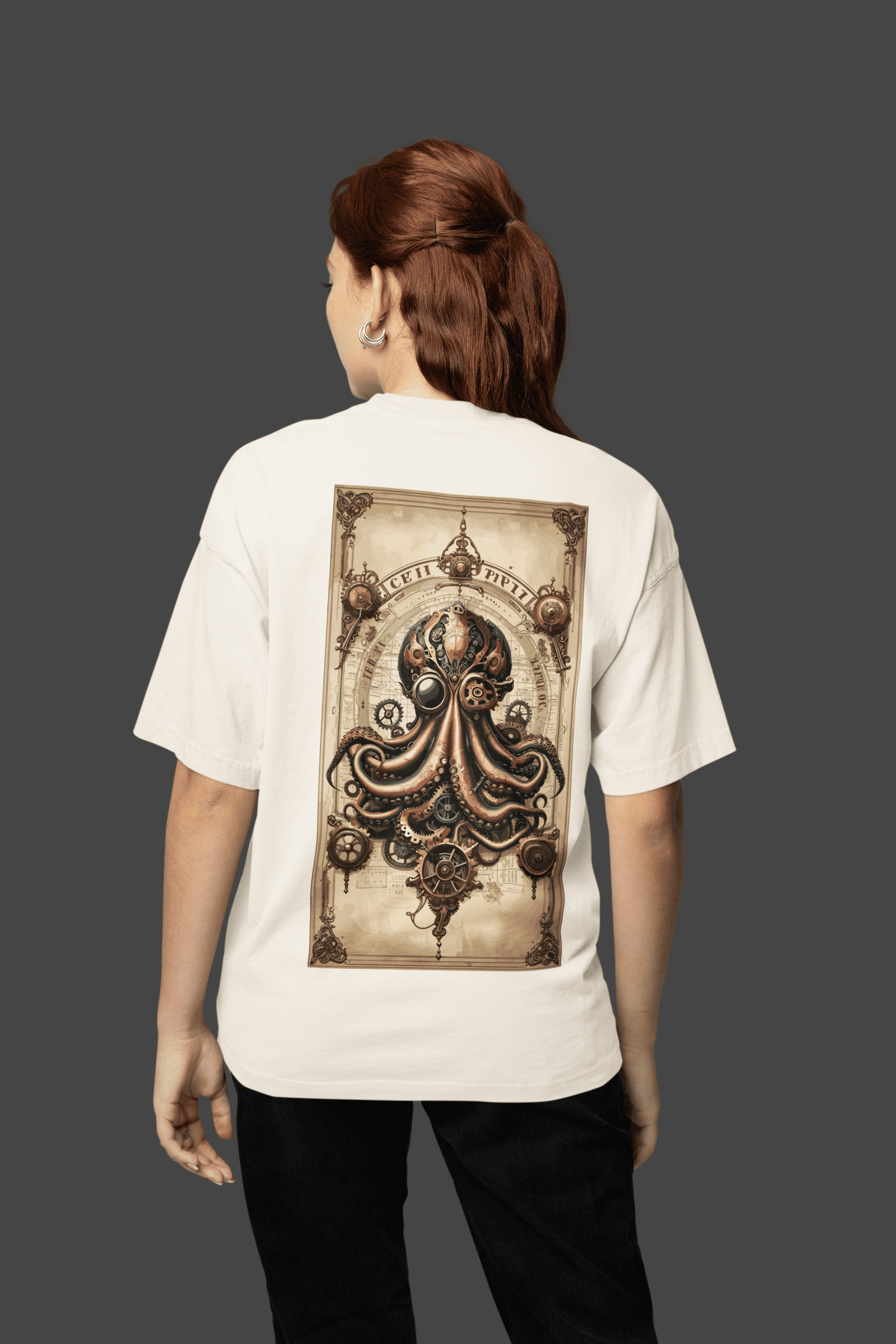 Camiseta Oversized Tshirt Hevor Tarot Kraquen