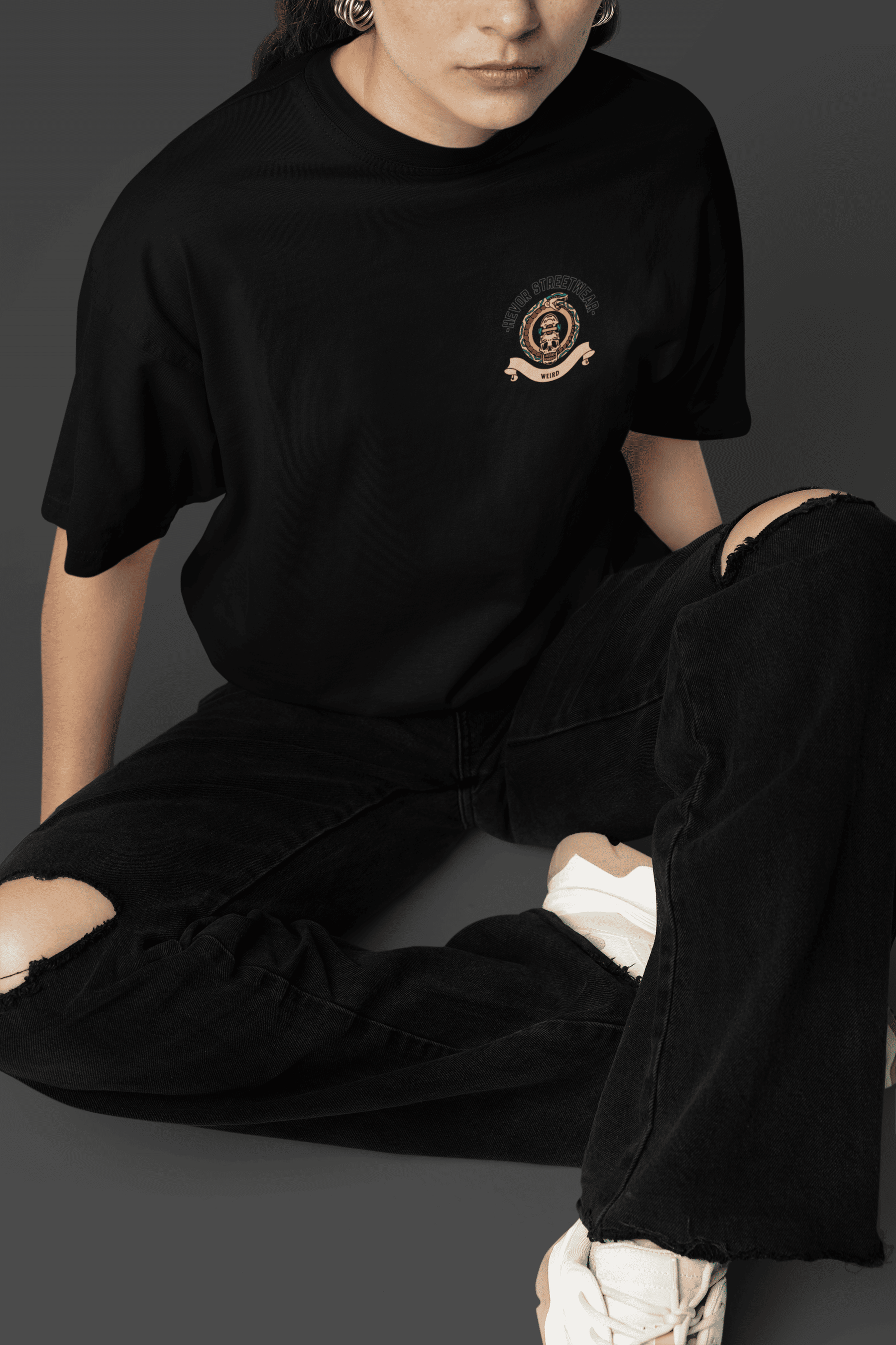 Camiseta Oversized Tshirt Hevor Tarot A Vida é um Sonho
