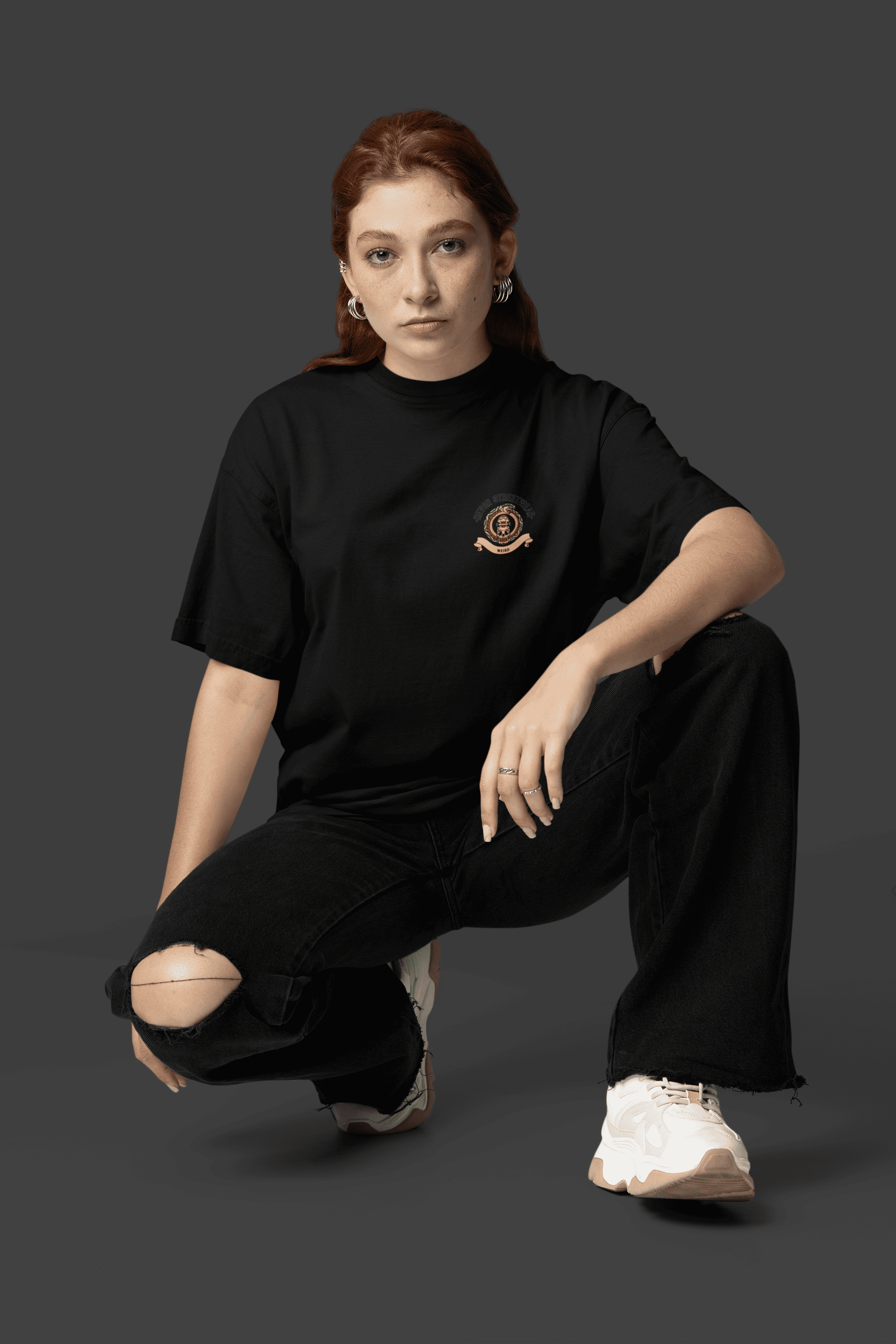 Camiseta Oversized Tshirt Hevor Tarot Chose Bee