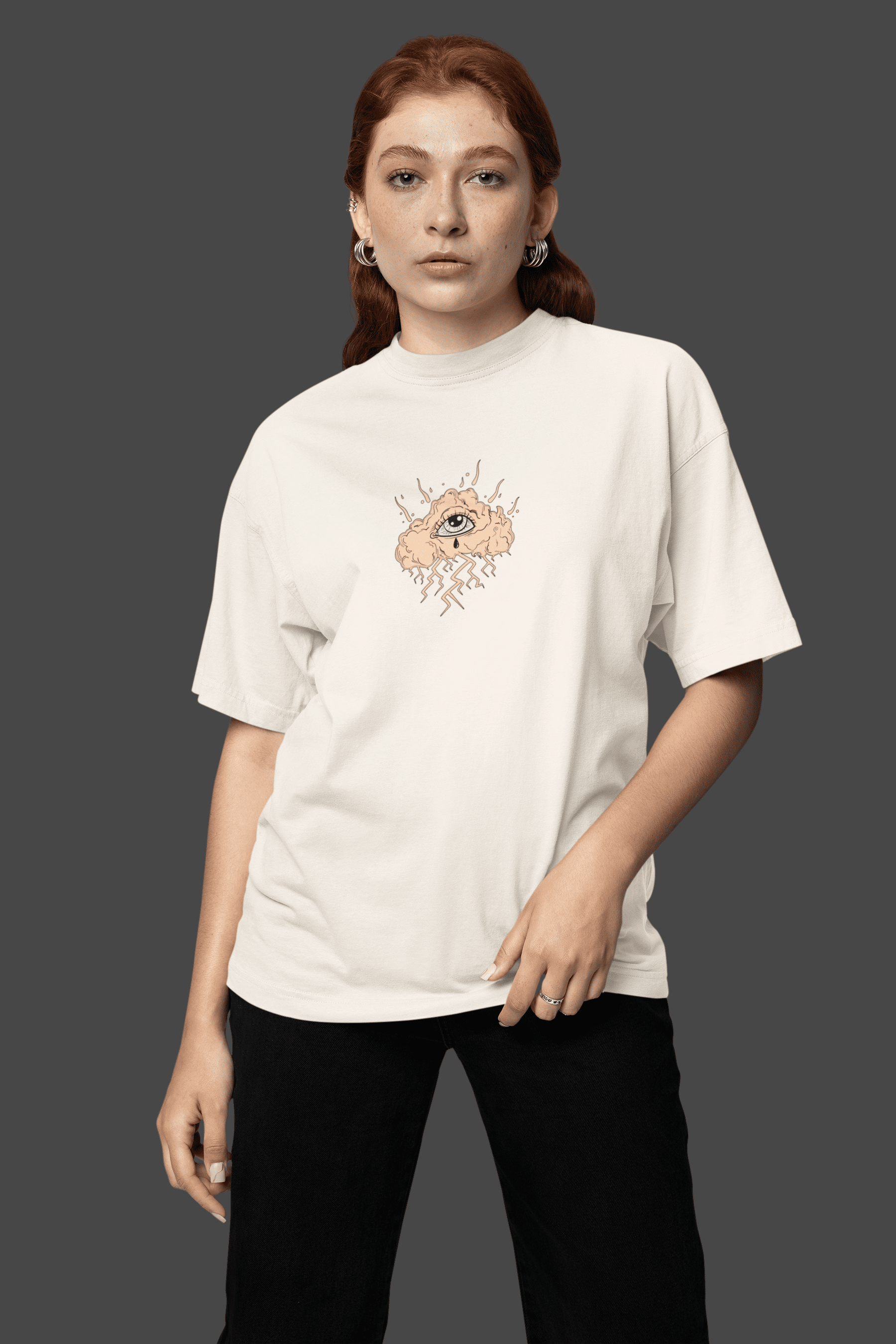 Camiseta Oversized Tshirt Hevor Despojada Tempestade
