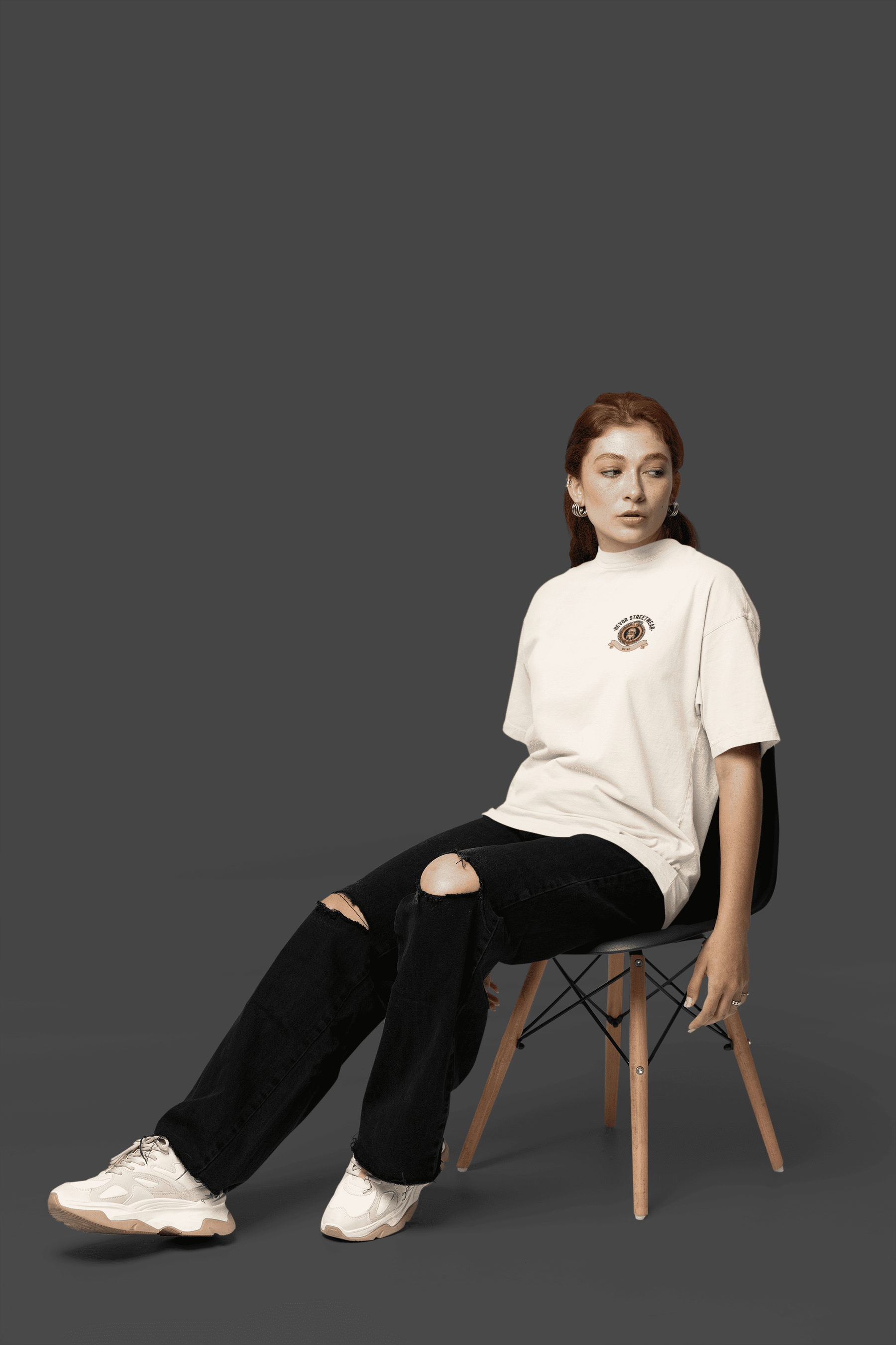 Camiseta Oversized Tshirt Hevor Tarot Nine of Pumpkins