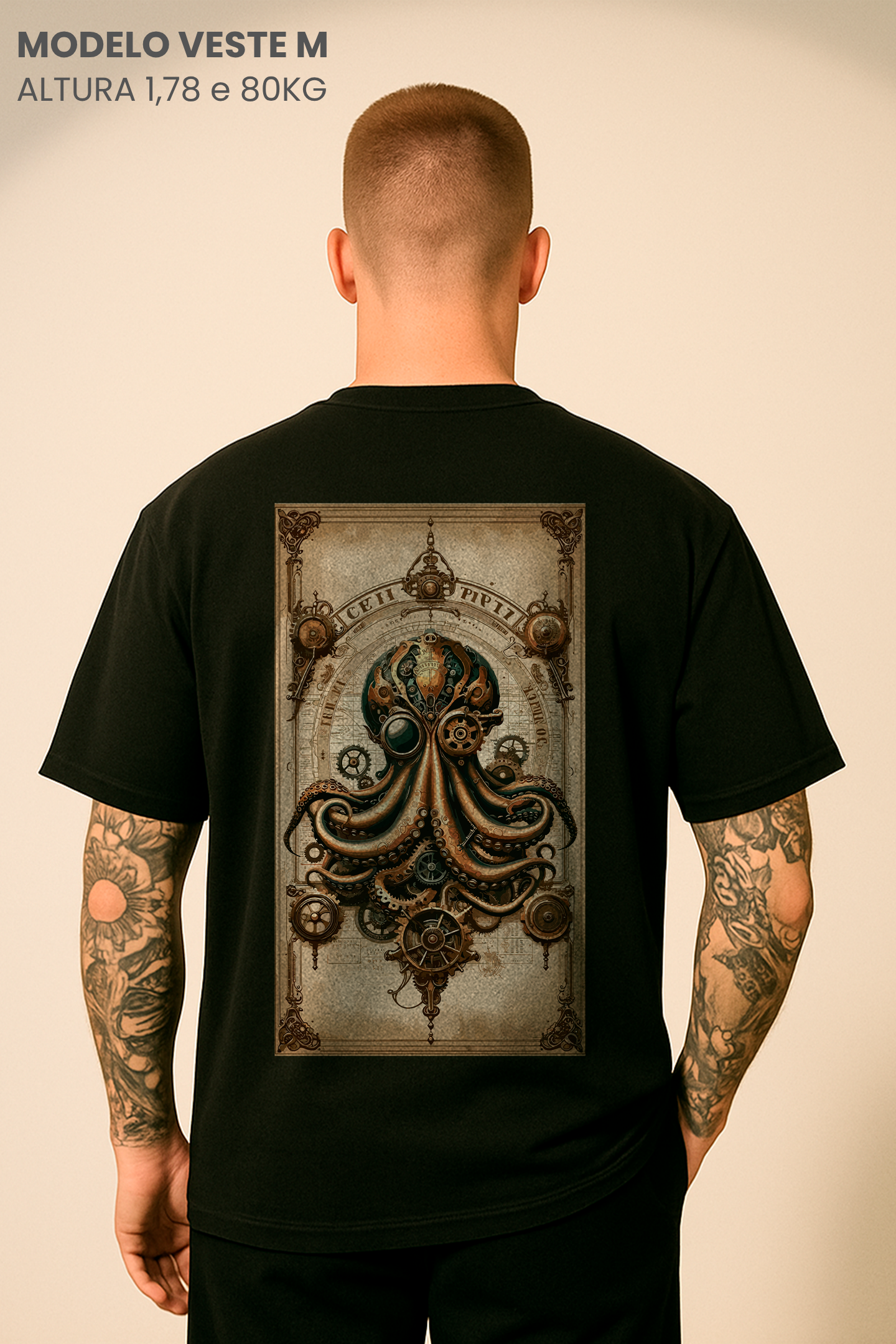 Camiseta Oversized Tshirt Hevor Tarot Kraquen