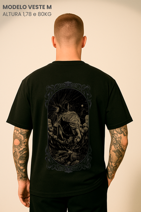 Camiseta Oversized Tshirt Hevor Tarot Final Universe