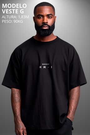 Camiseta Oversized Drop Folclore Brasileiro Mula Sem Cabeça Hevor