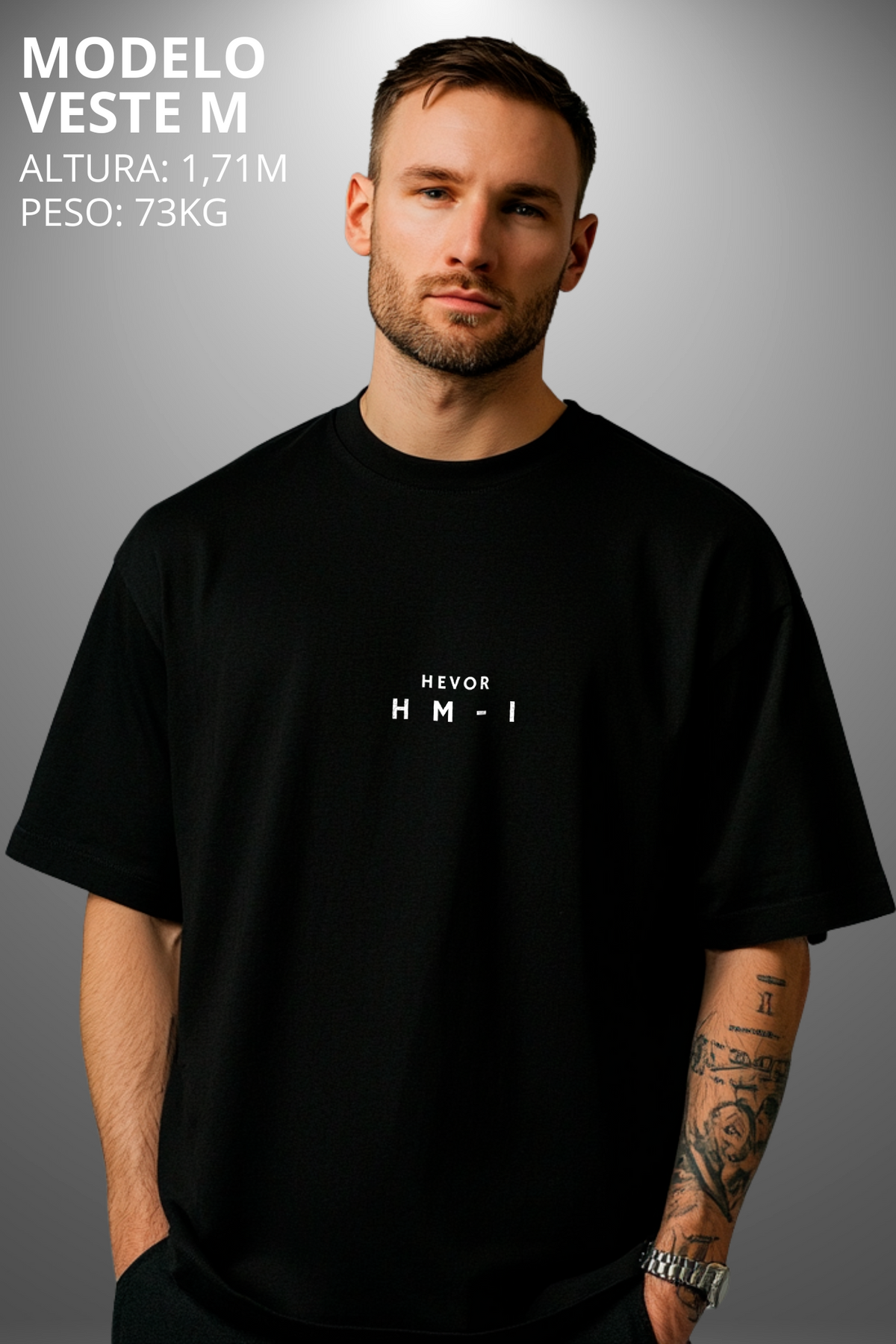 Camiseta Oversized Drop Folclore Brasileiro Mula Sem Cabeça Hevor