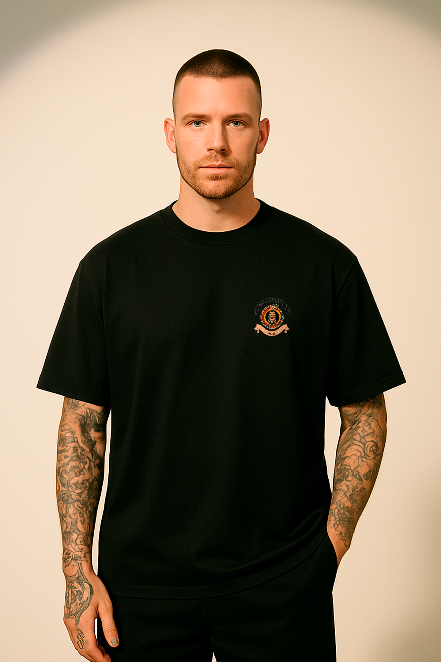 Camiseta Oversized Tshirt Hevor Tarot A Vida é um Sonho