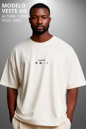 Camiseta Oversized Drop Folclore Brasileiro Mula Sem Cabeça Hevor
