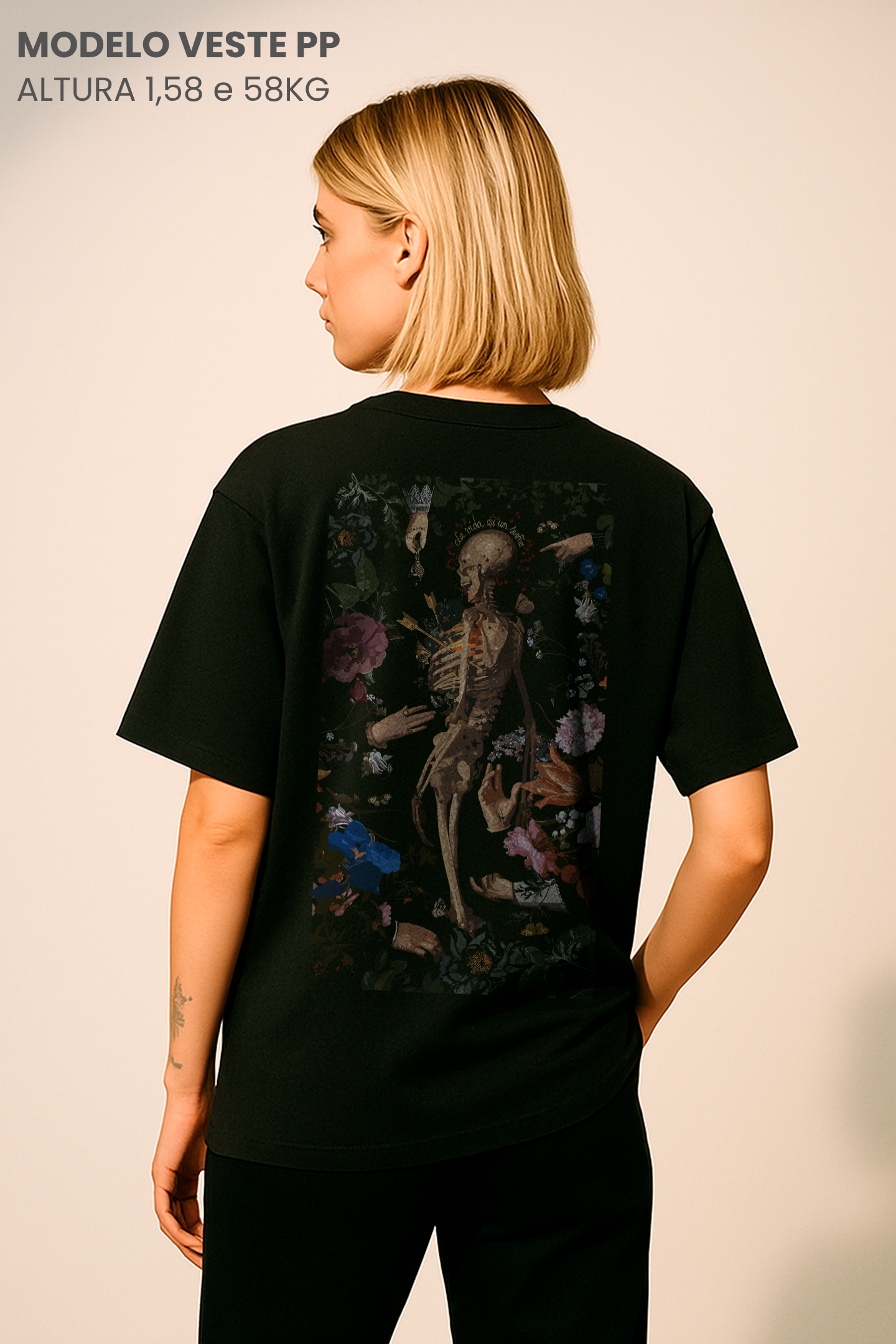Camiseta Oversized Tshirt Hevor Tarot A Vida é um Sonho