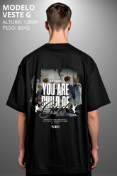 Camiseta Oversized Drop Typography You Are Child Hevor