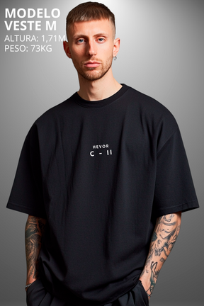 Camiseta Oversized Drop Folclore Brasileiro Curupira Hevor