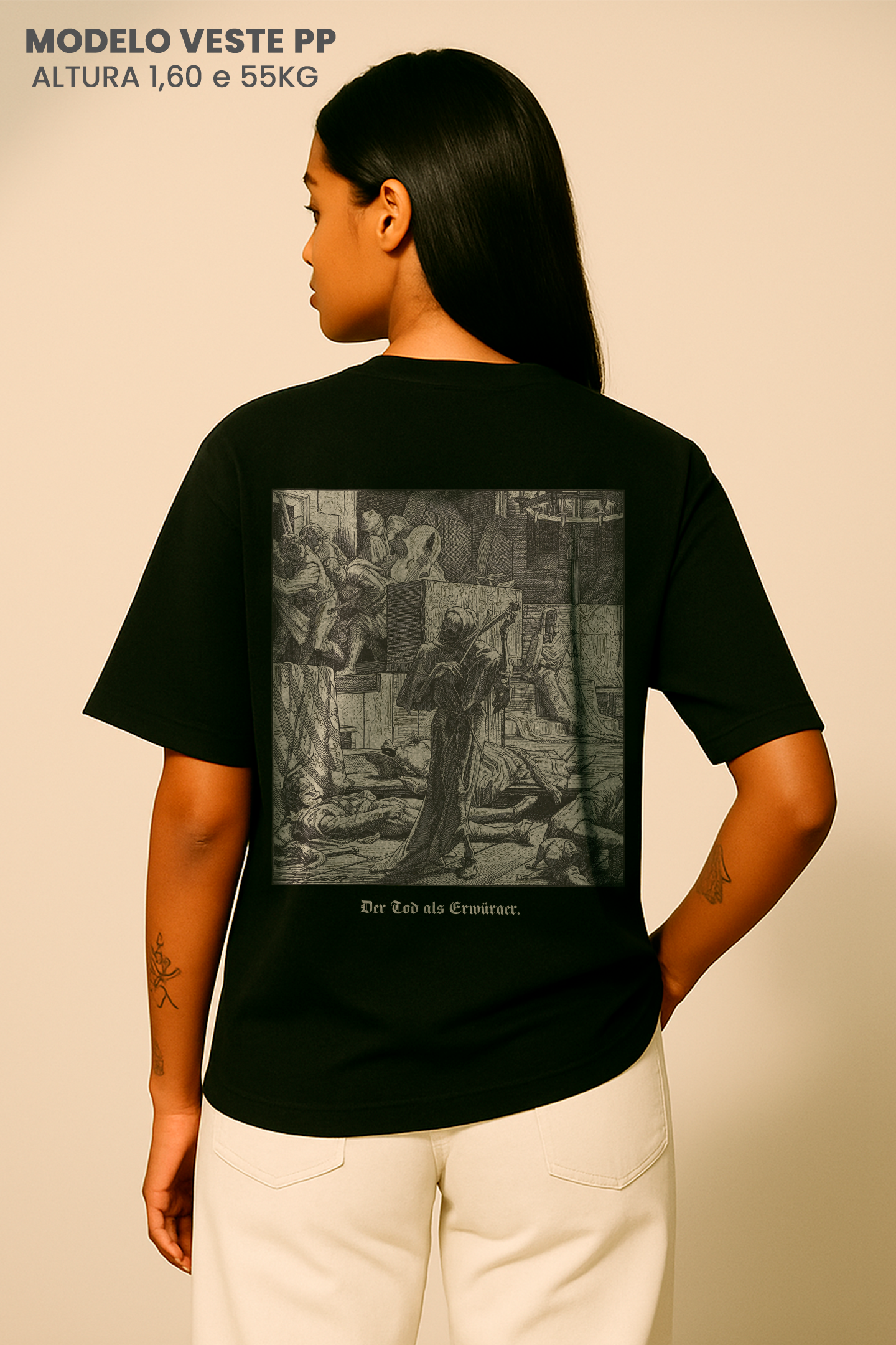 Camiseta Oversized Tshirt Hevor Tarot Final Sigh