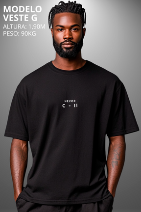 Camiseta Oversized Drop Folclore Brasileiro Curupira Hevor