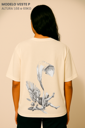 Camiseta Oversized Tshirt Hevor Tarot Anjo Caído