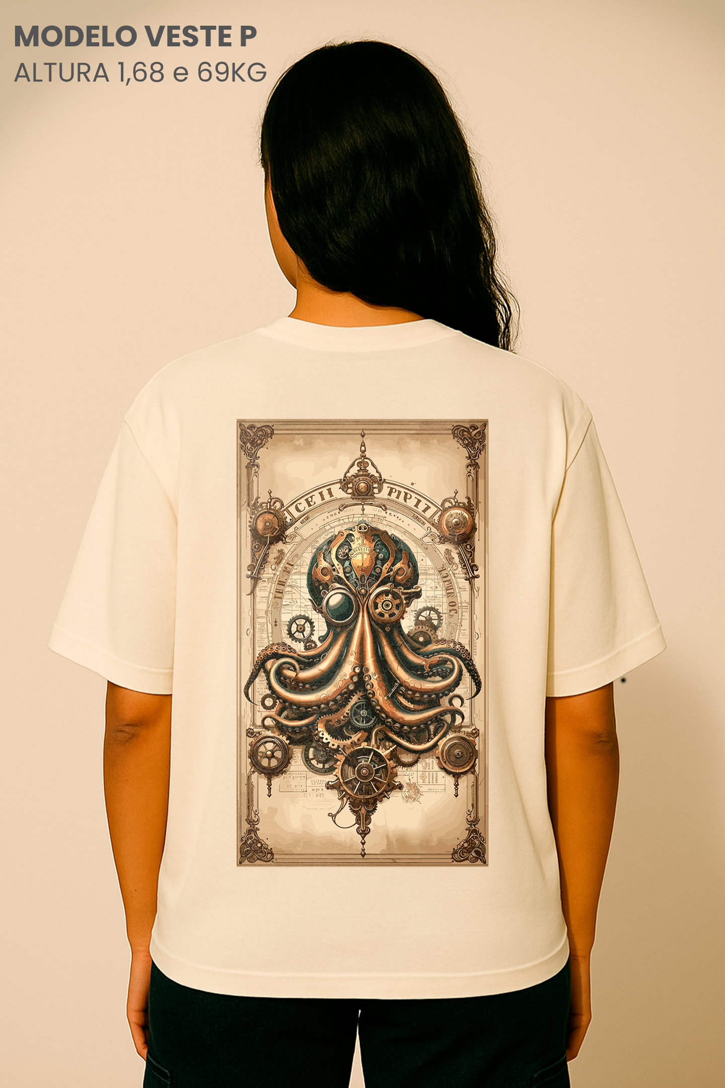 Camiseta Oversized Tshirt Hevor Tarot Kraquen