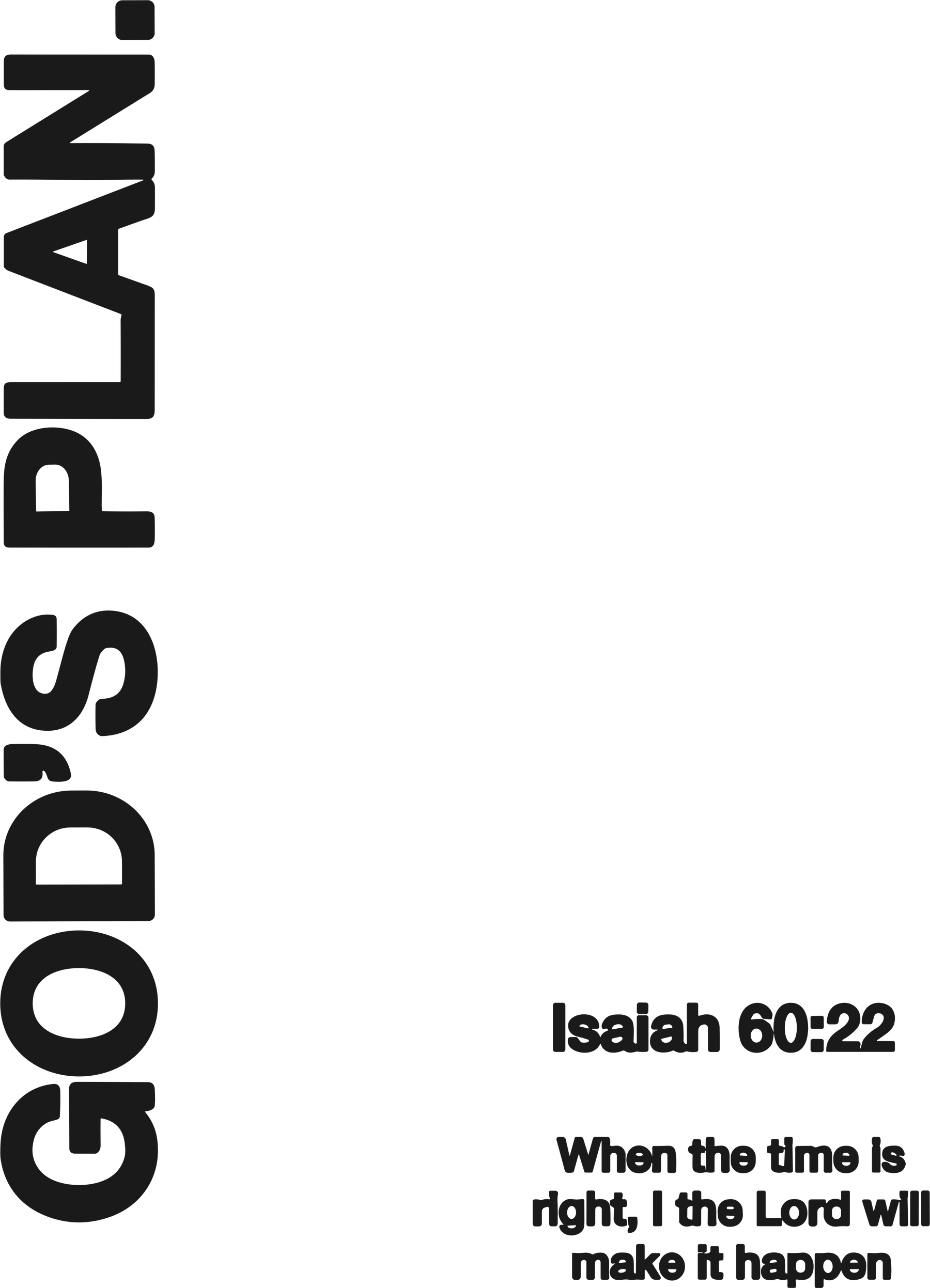 Camiseta Oversized Drop Typography God's Plan Hevor