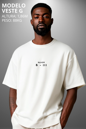 Camiseta Oversized Drop Folclore Brasileiro Boitata Hevor
