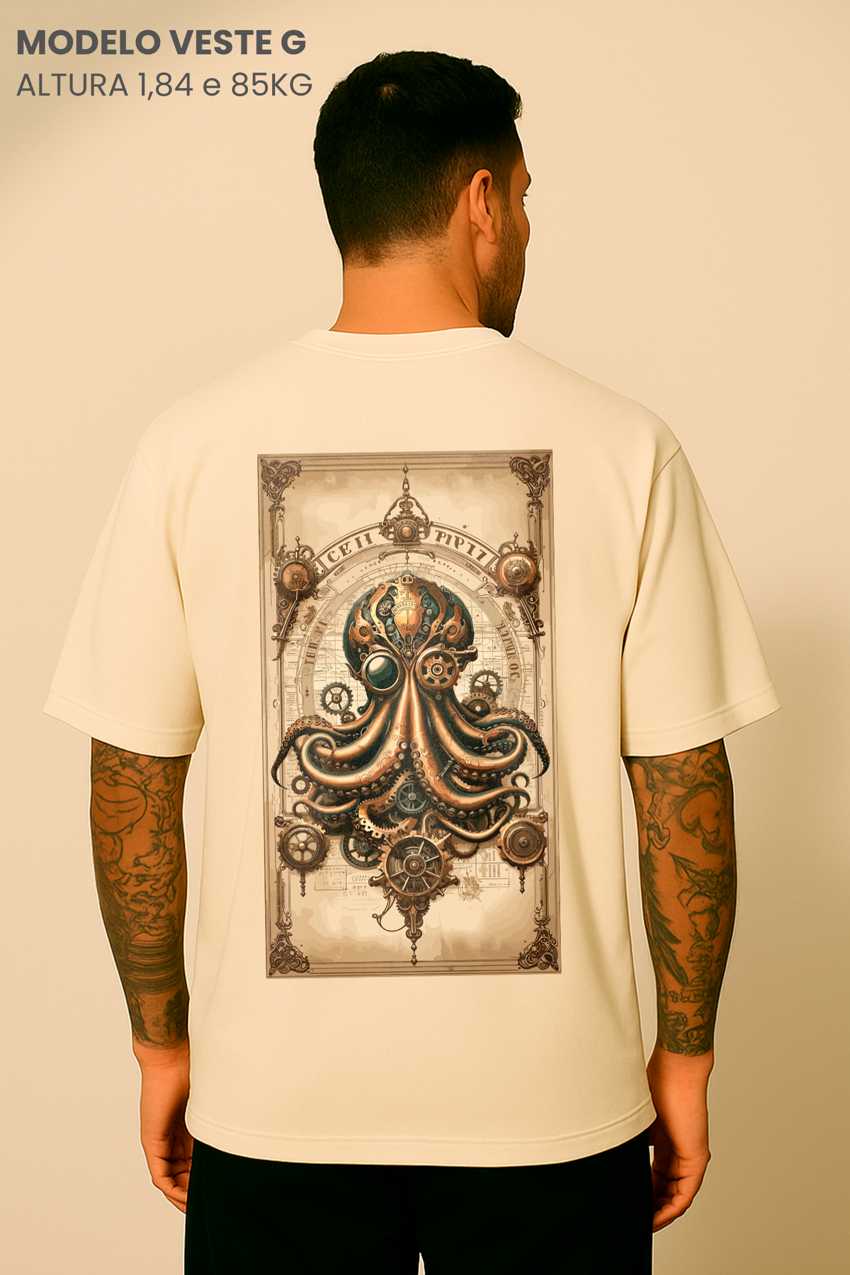 Camiseta Oversized Tshirt Hevor Tarot Kraquen