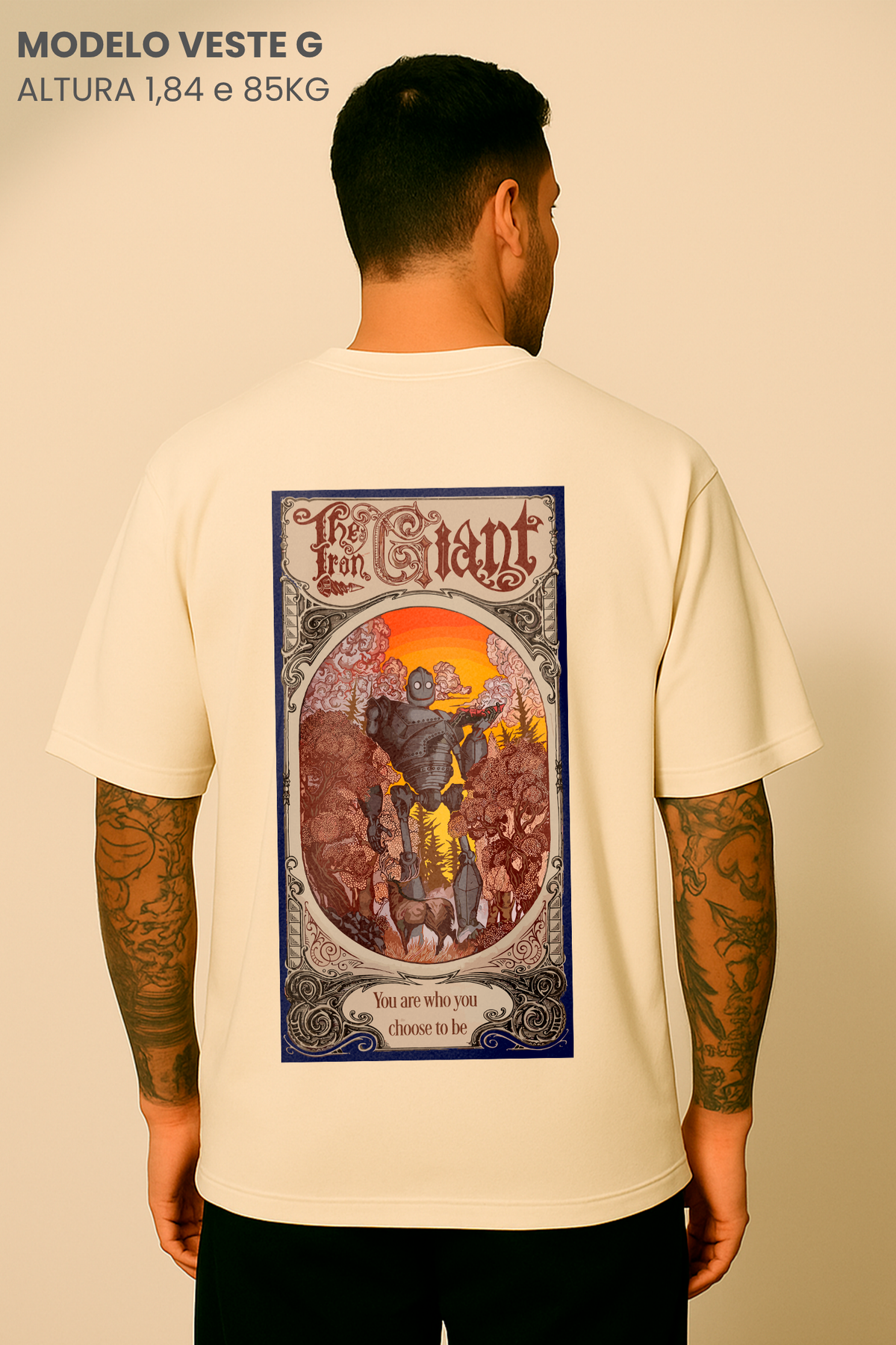 Camiseta Oversized Tshirt Hevor Tarot Chose Bee