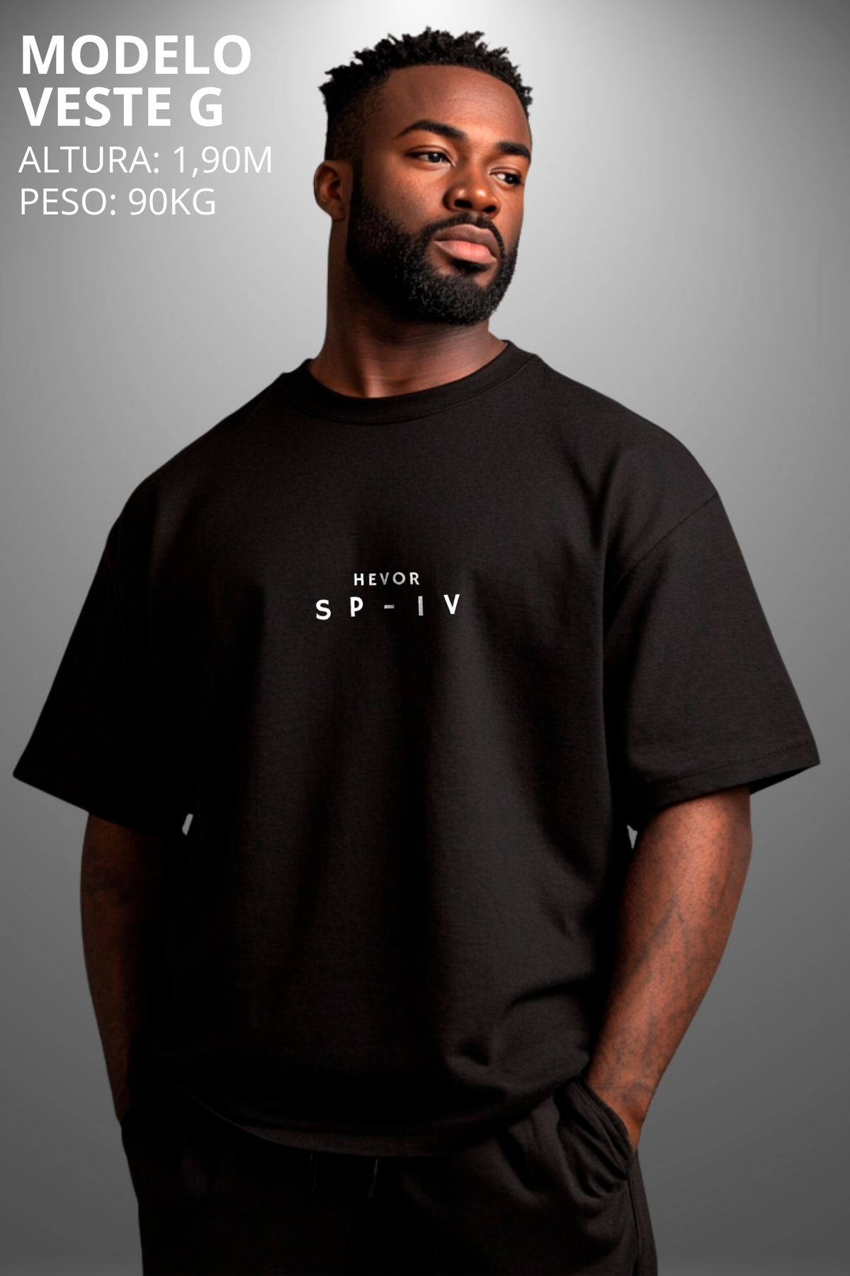 Camiseta Oversized Drop Folclore Brasileiro Saci Pererê Hevor
