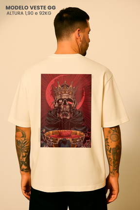Camiseta Oversized Tshirt Hevor Tarot King