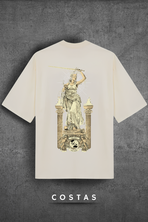 Camiseta Oversized Tshirt Hevor Tarot Justice