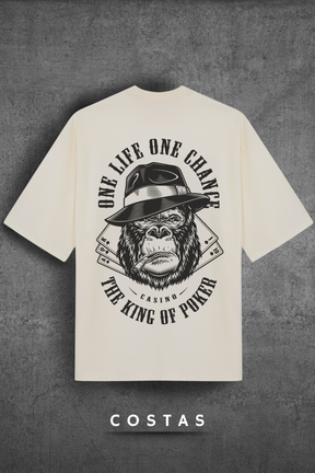 Camiseta Oversized Tshirt Ramello One life one chance
