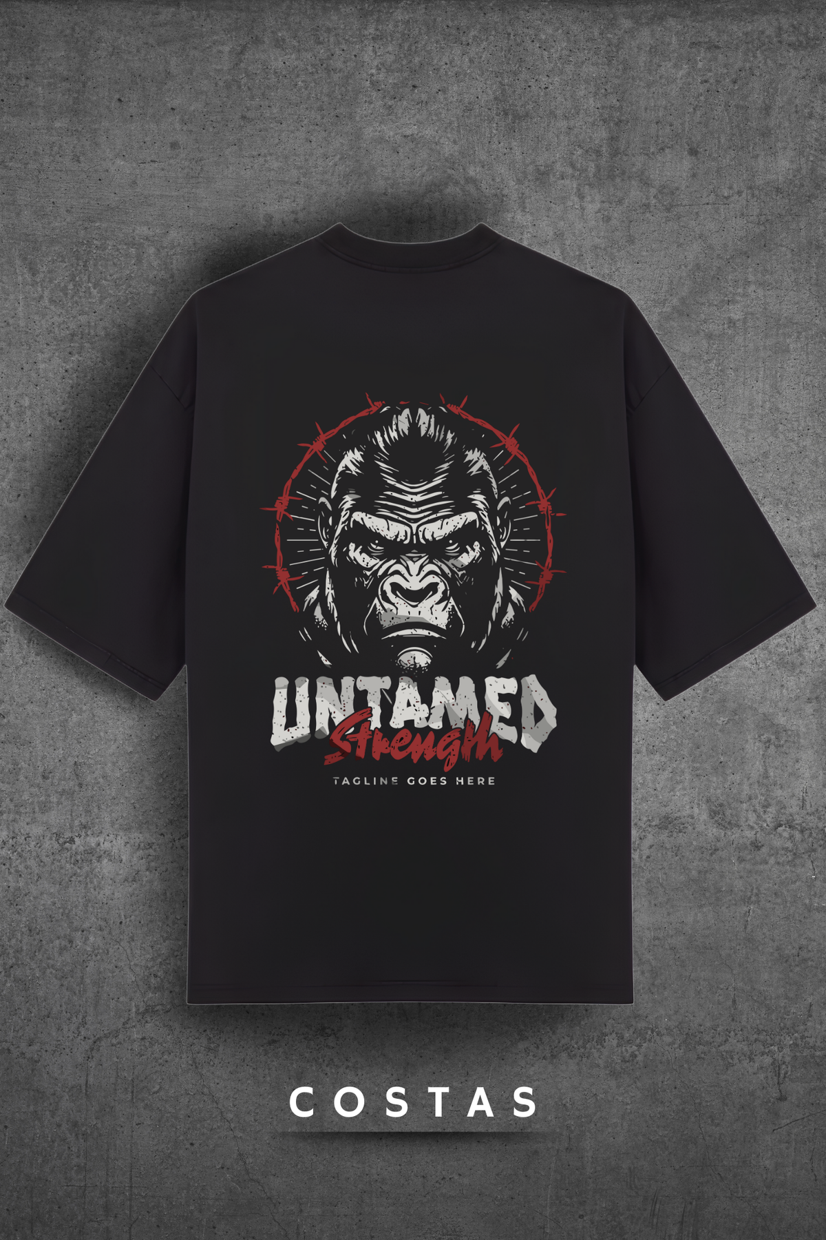 Camiseta Oversized Tshirt Hevor Untamed