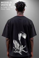 Camiseta Oversized Tshirt Hevor Tarot Anjo Caído