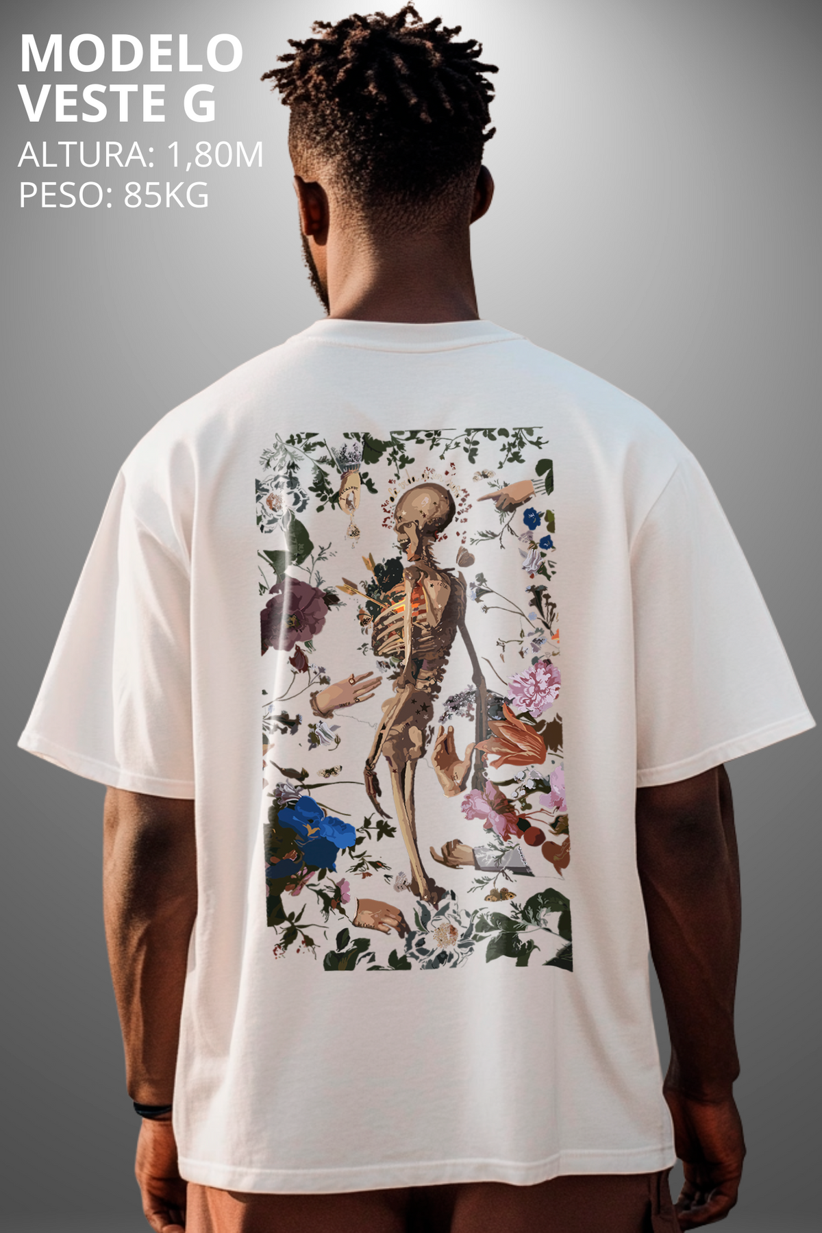 Camiseta Oversized Tshirt Hevor Tarot A Vida é um Sonho