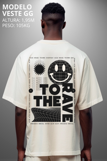 Camiseta Oversized Drop Typography To The Have Hevor
