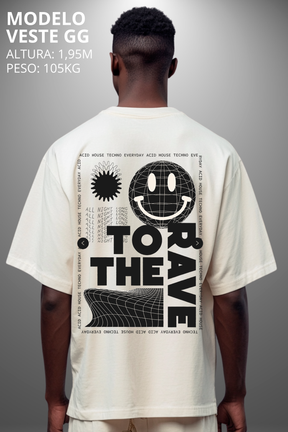 Camiseta Oversized Drop Typography To The Have Hevor