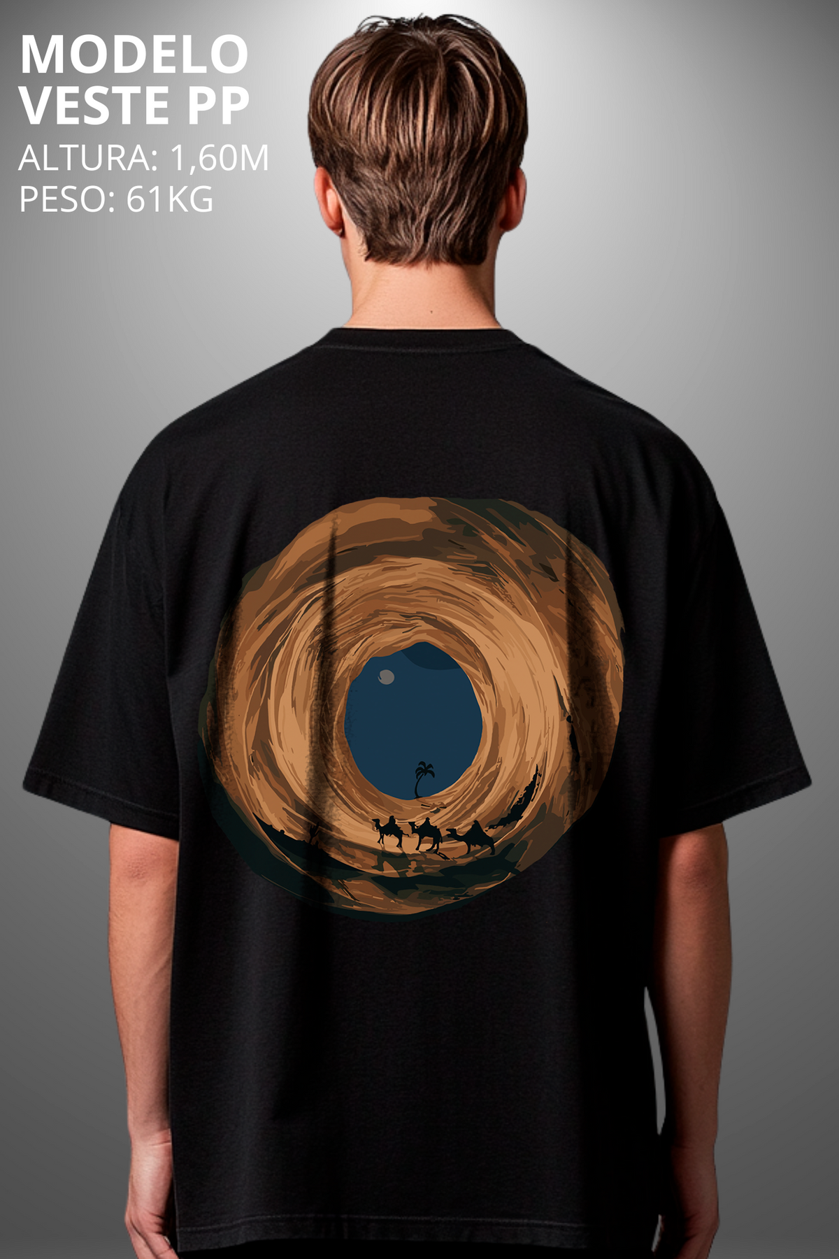 Camiseta Oversized Tshirt Hevor Exclusive Desert
