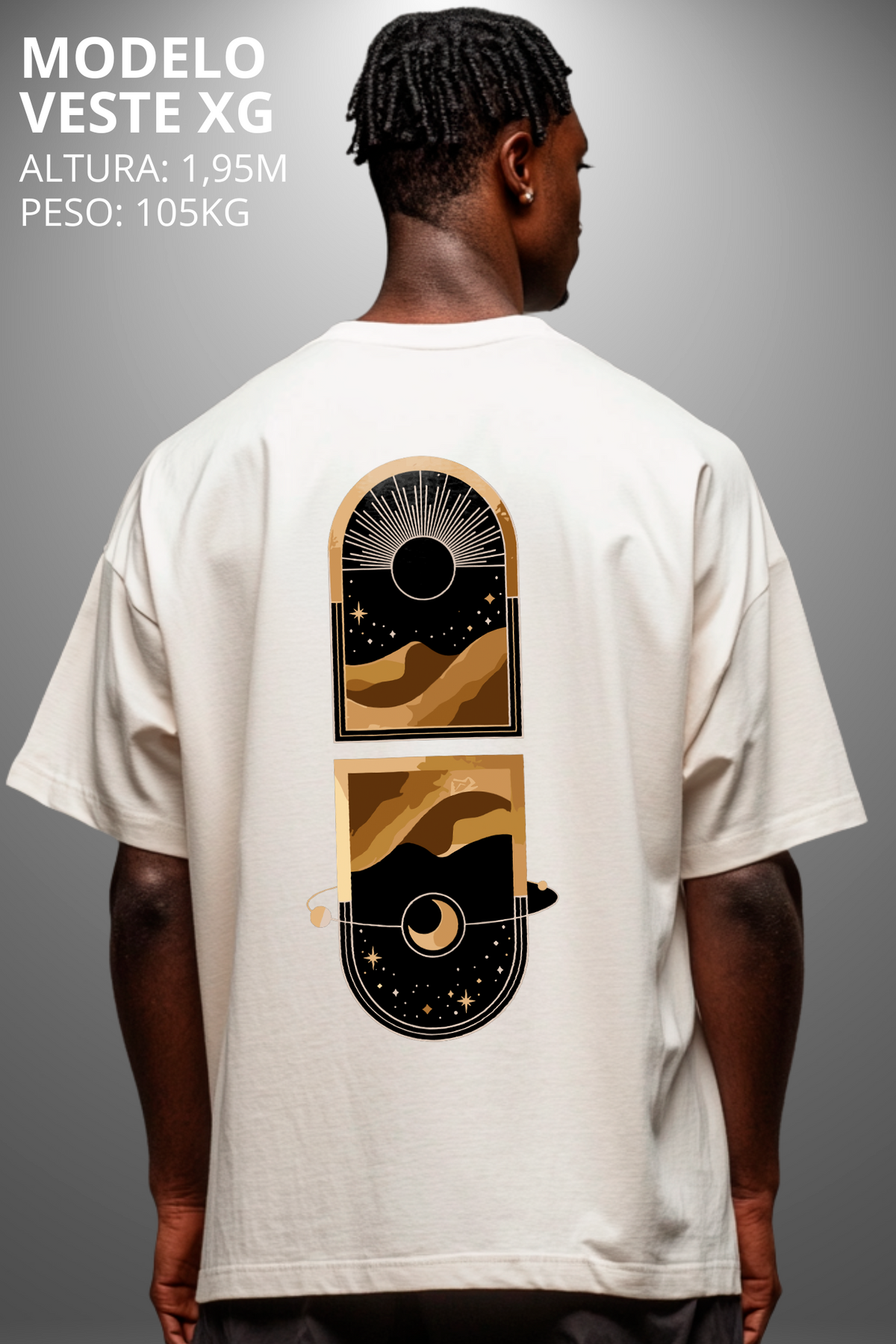 Camiseta Oversized Tshirt Hevor Exclusive Dualism