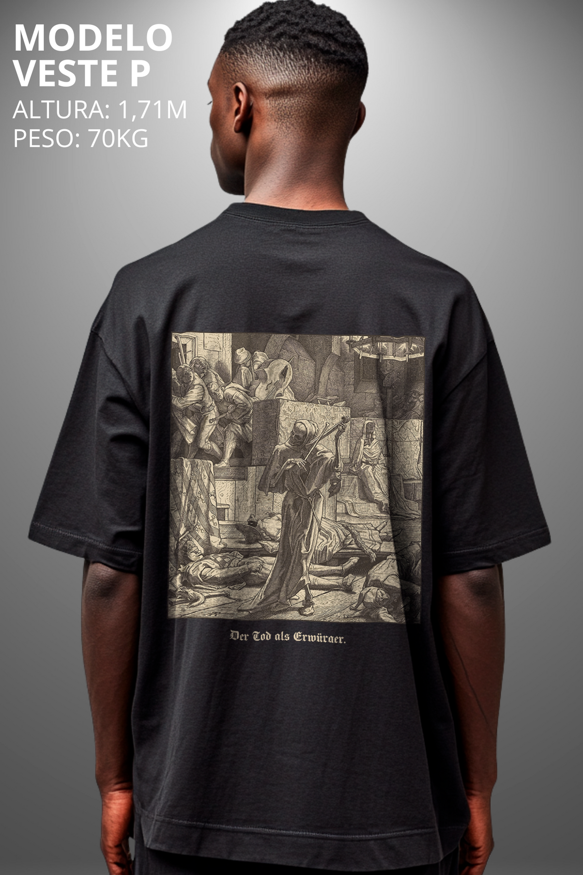 Camiseta Oversized Tshirt Hevor Tarot Final Sigh