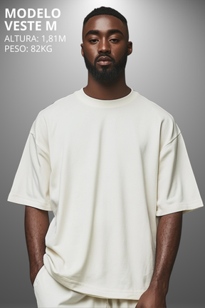 Camiseta Oversized Drop Typography You Are Child Hevor