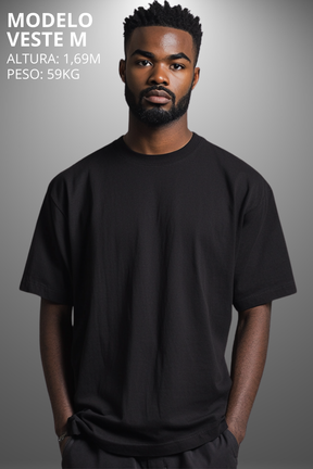 Camiseta Oversized Drop Typography ILL Get Hevor