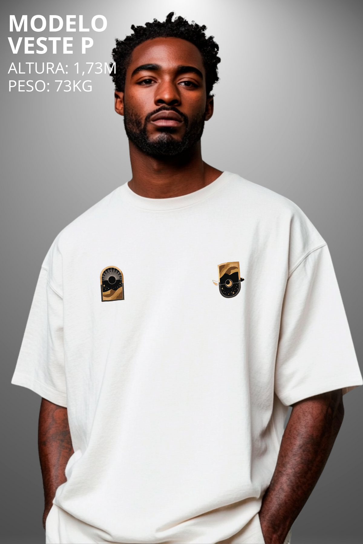 Camiseta Oversized Tshirt Hevor Exclusive Dualism