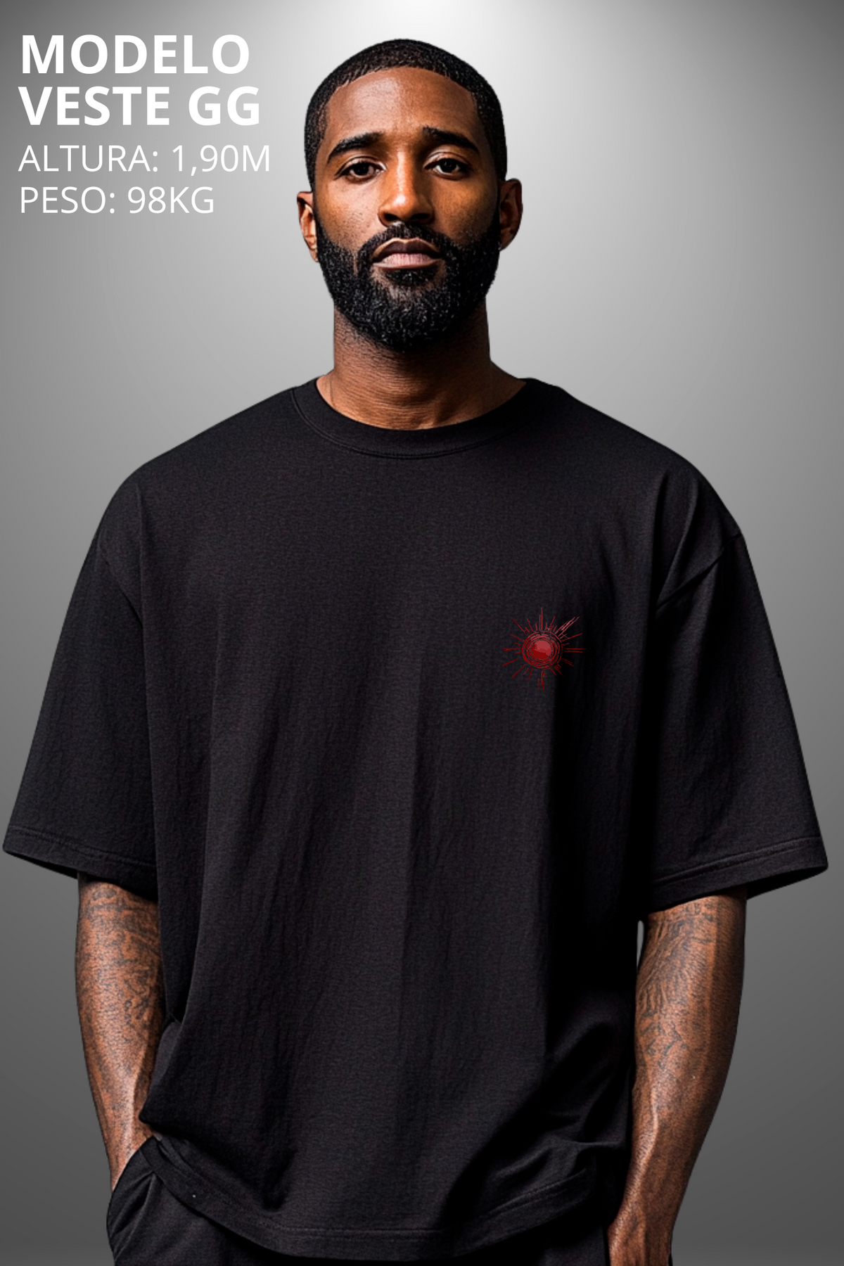 Camiseta Oversized Tshirt Hevor Exclusive Desert Road