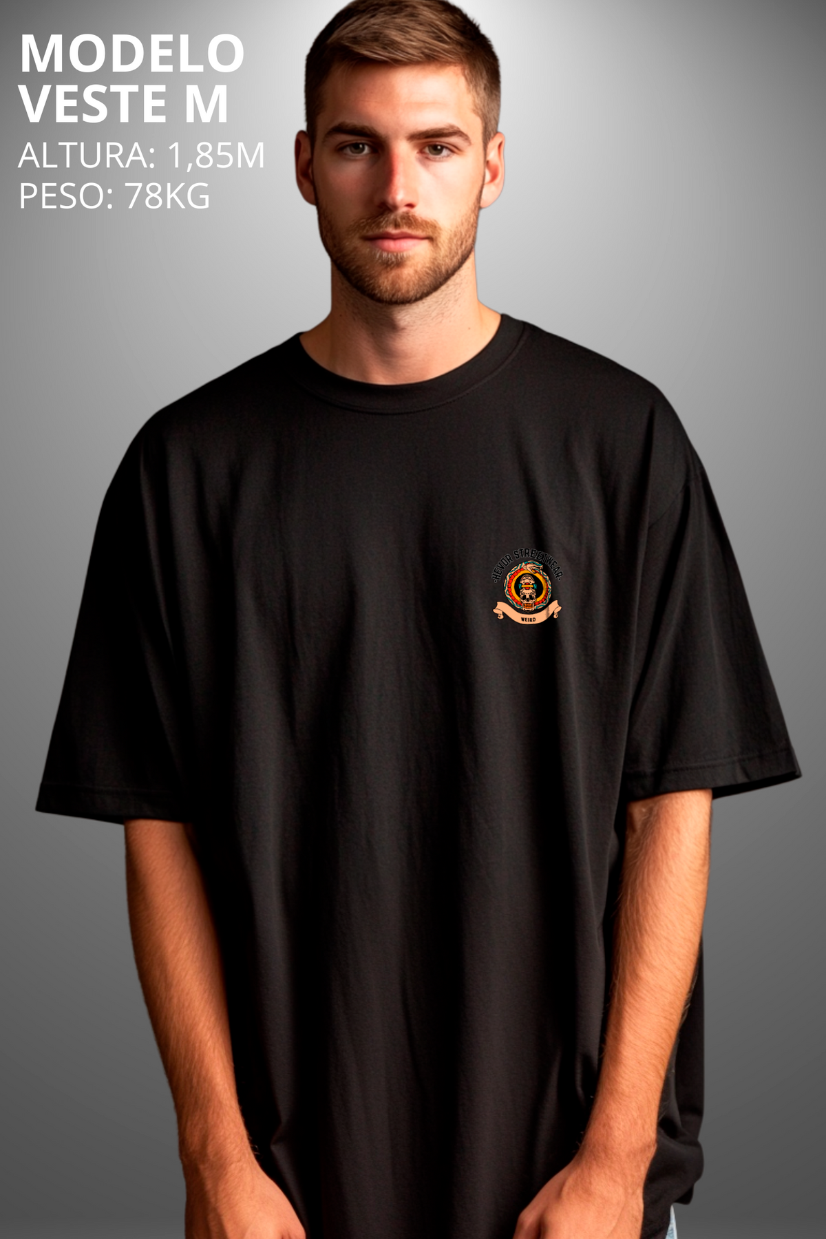 Camiseta Oversized Tshirt Hevor Tarot Kngth